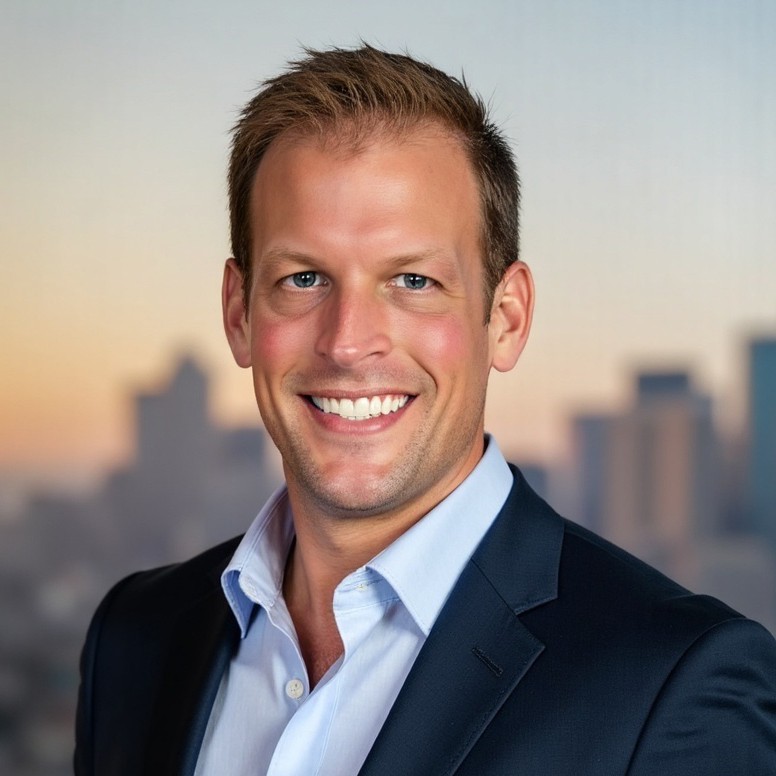 Derek Ingle, COO of Baromedical Associates LLC, smiles in a suit in the Dallas Metro Area.